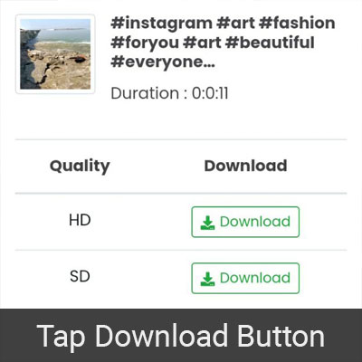 Tap on the Download button
